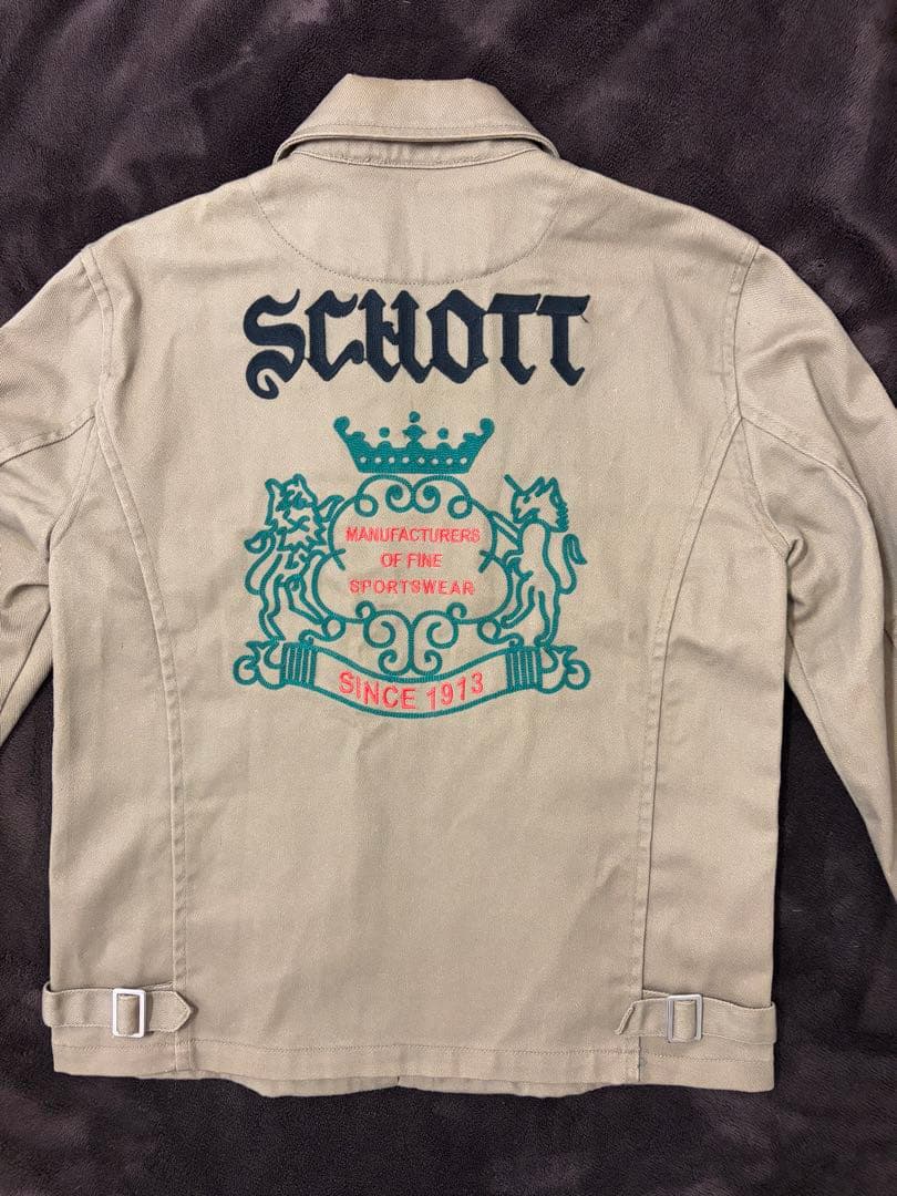 SCHOTT ベージュジャケット