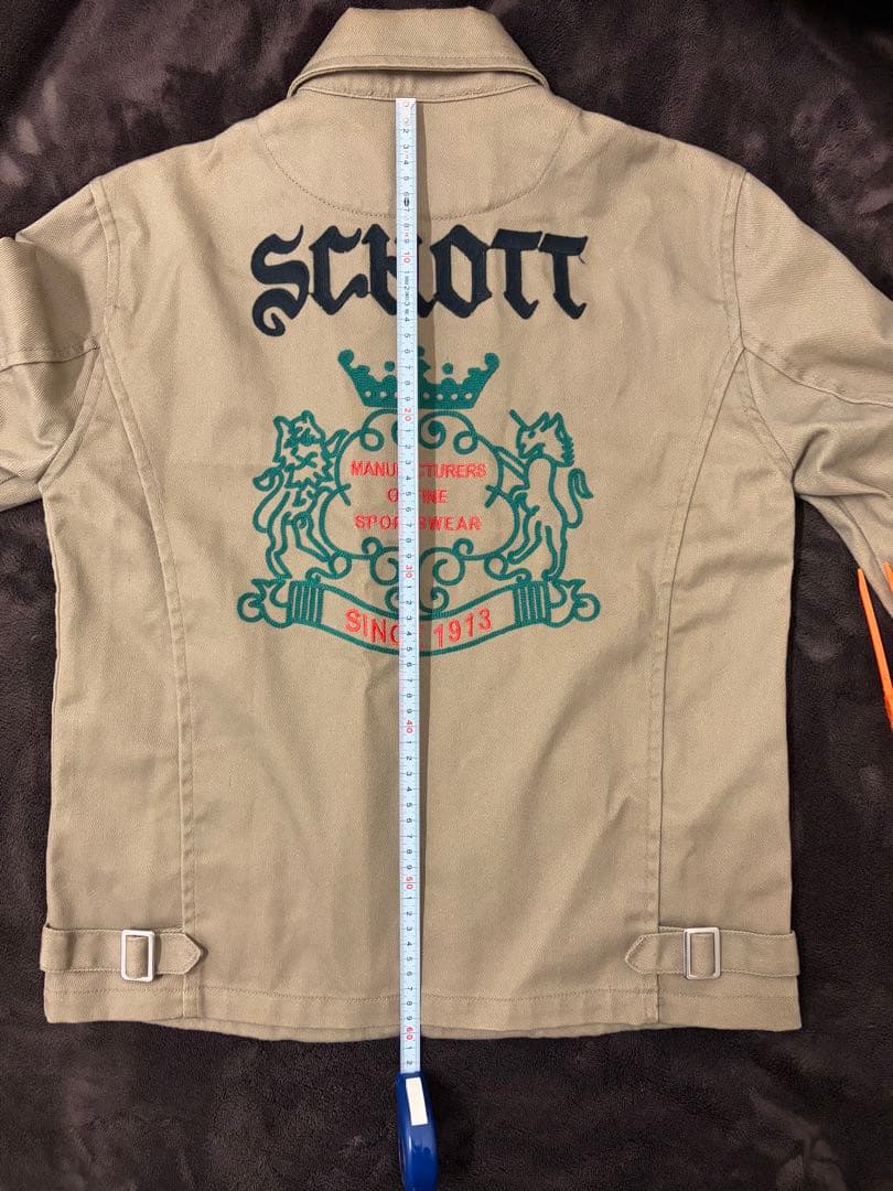 SCHOTT ベージュジャケット