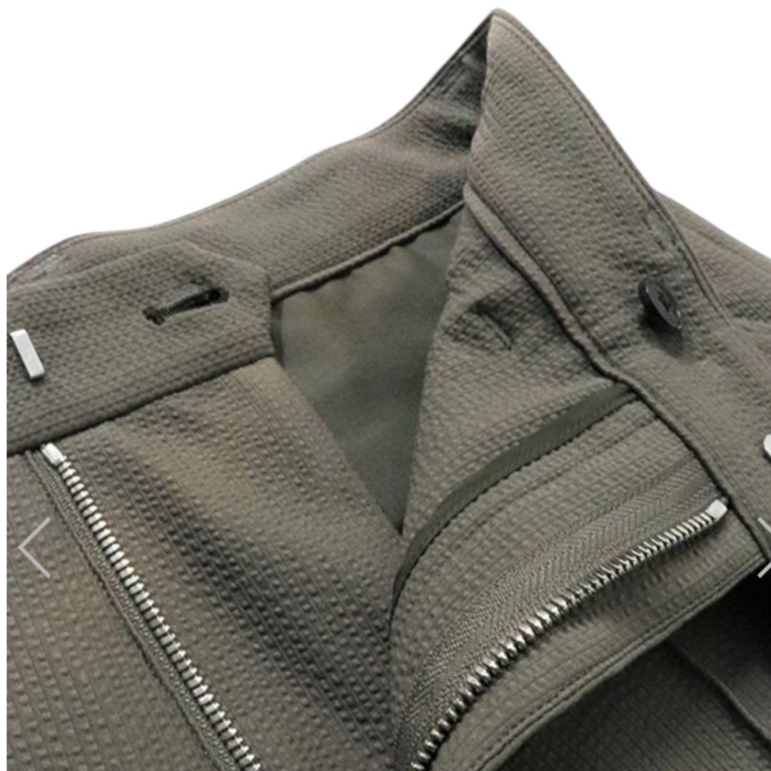 Y1 1piu1uguale3 CREASE SLACKS ［KHAKI］XL