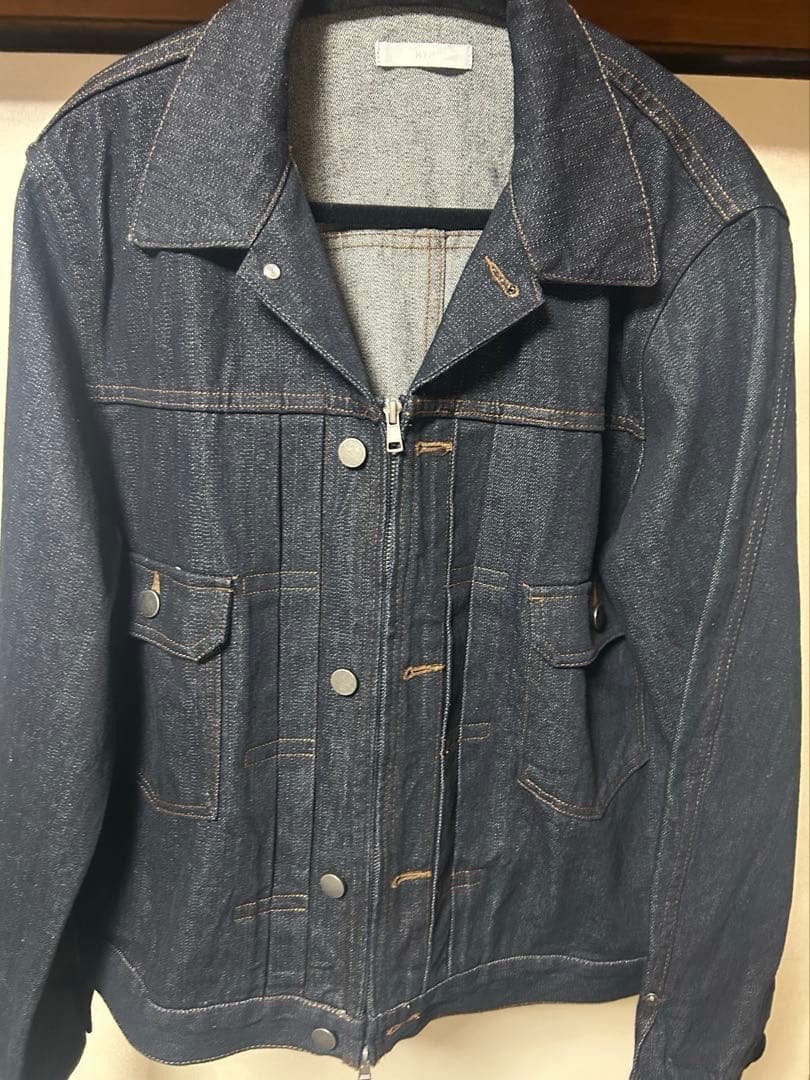 WYM DENIM CROPPED ZIP TRUCKER JK Mサイズ