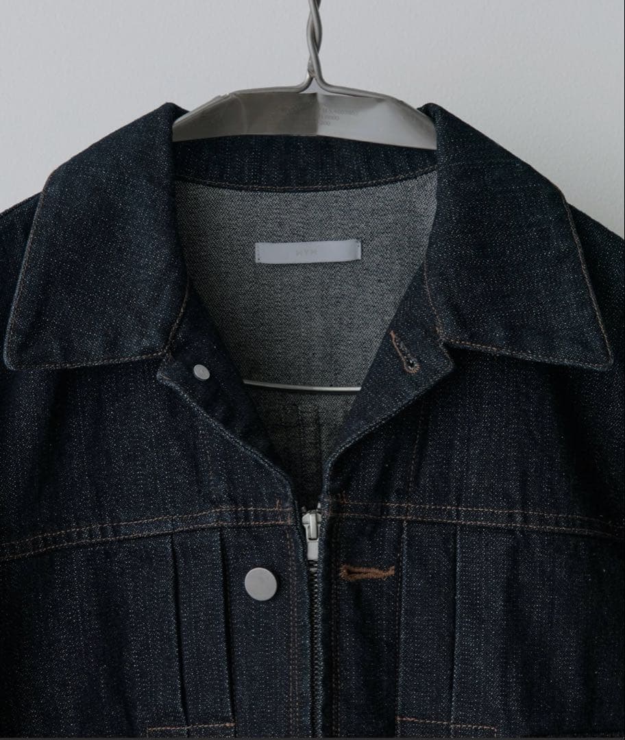 WYM DENIM CROPPED ZIP TRUCKER JK Mサイズ