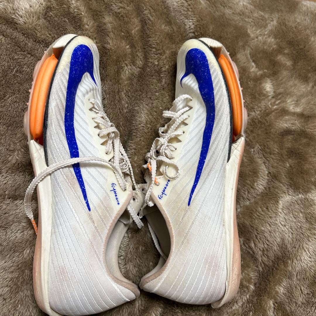 Nike Zoom スパイクシューズ ホワイト/ブルー