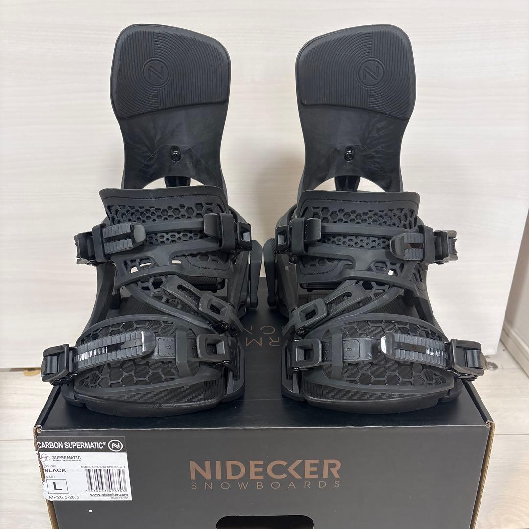 NIDECKER SUPERMATIC カーボン　ビンディング Lサイズ