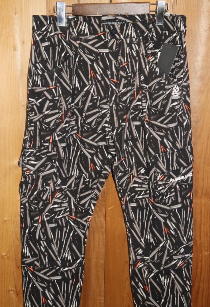新品 Russeluno GOLF バレット スキニーゴルフパンツ (5/L)Ⓗ