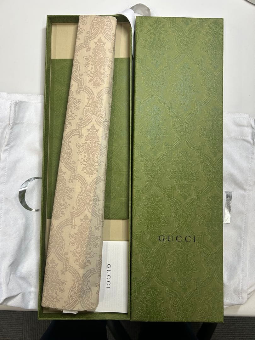 【完全未開封新品】GUCCI ネイビー ダイヤモンドパターン ネクタイ