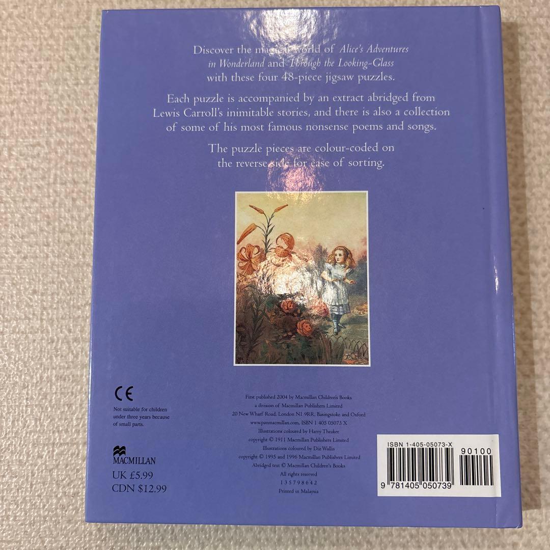 Alice in Wonderland Mini Jigsaw Book パズル