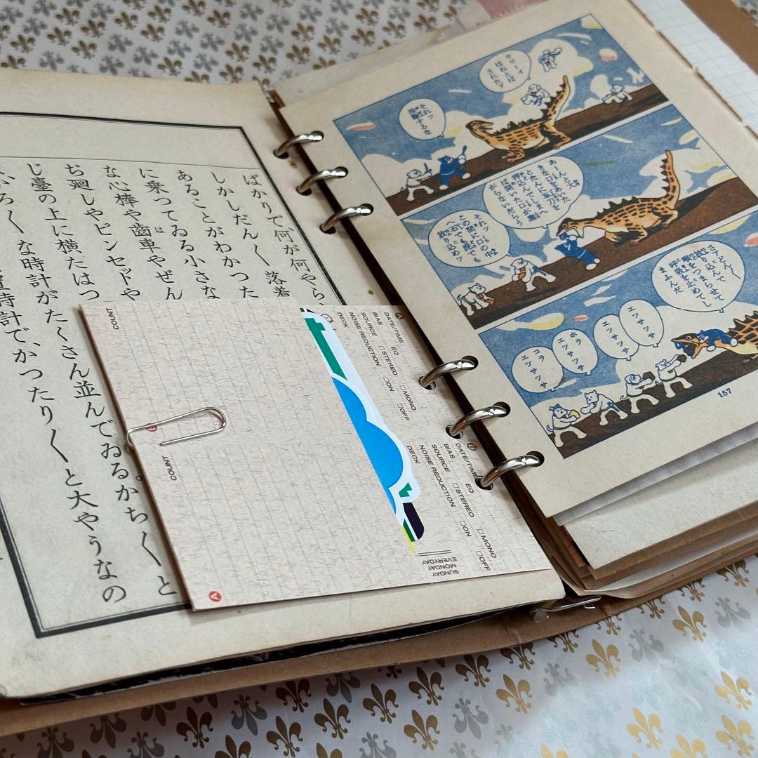 New❁⃘ 昭和レトロ バインダージャーナル【149】おすそ分けファイル A5