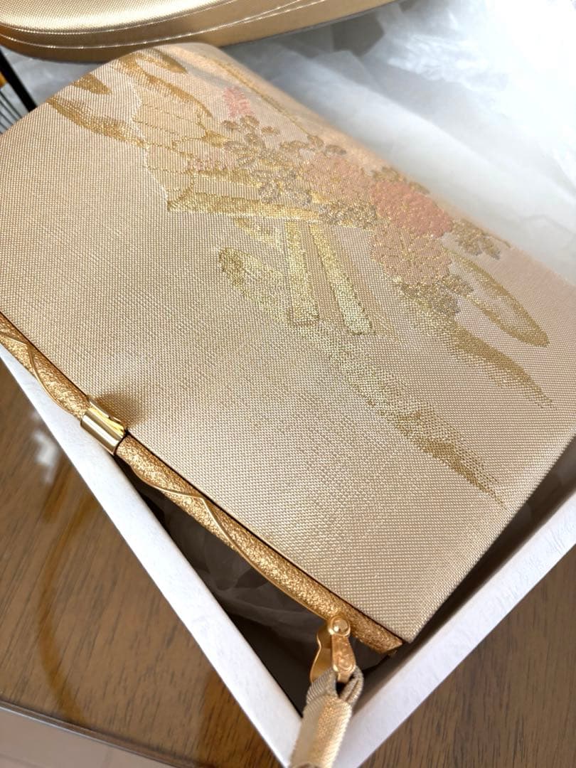 【短時間使用】【美品】【京都老舗】フォーマルセット　花ぎおん23センチ　ゴールド