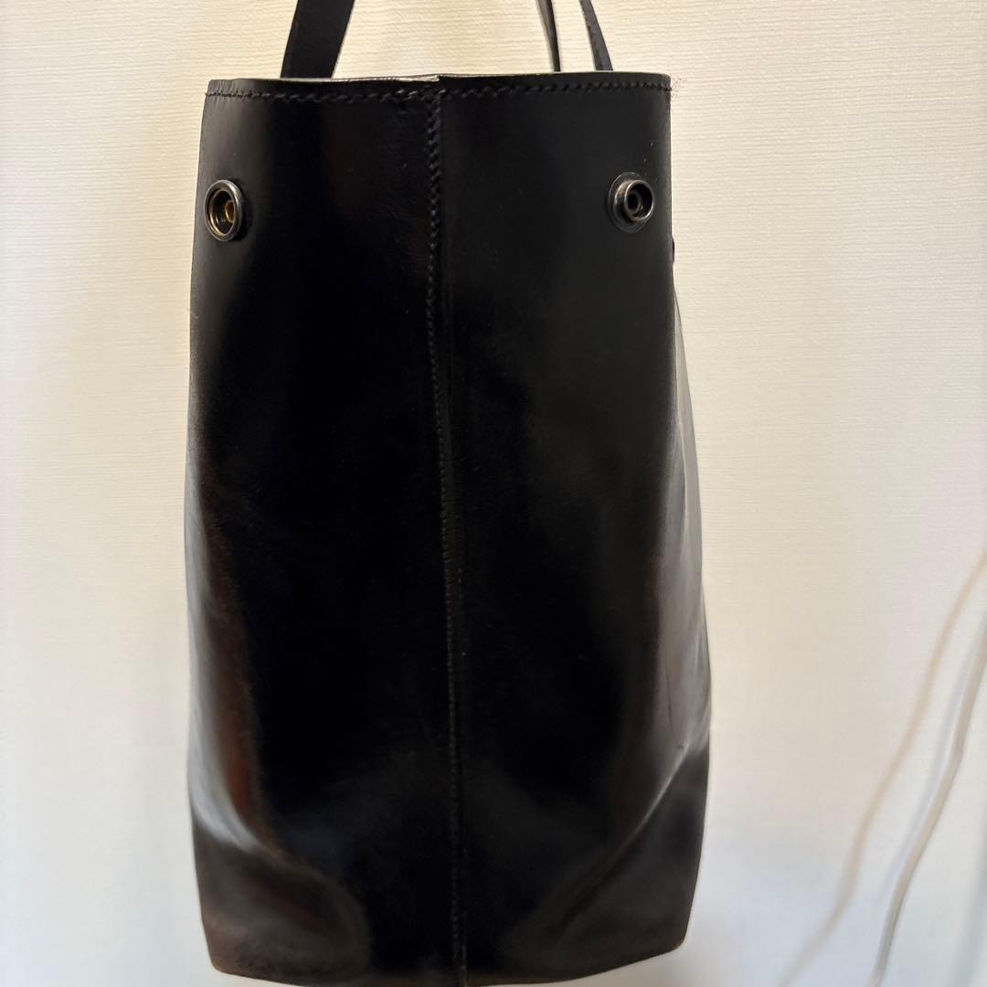 メンズ　黒トートバッグ　beams