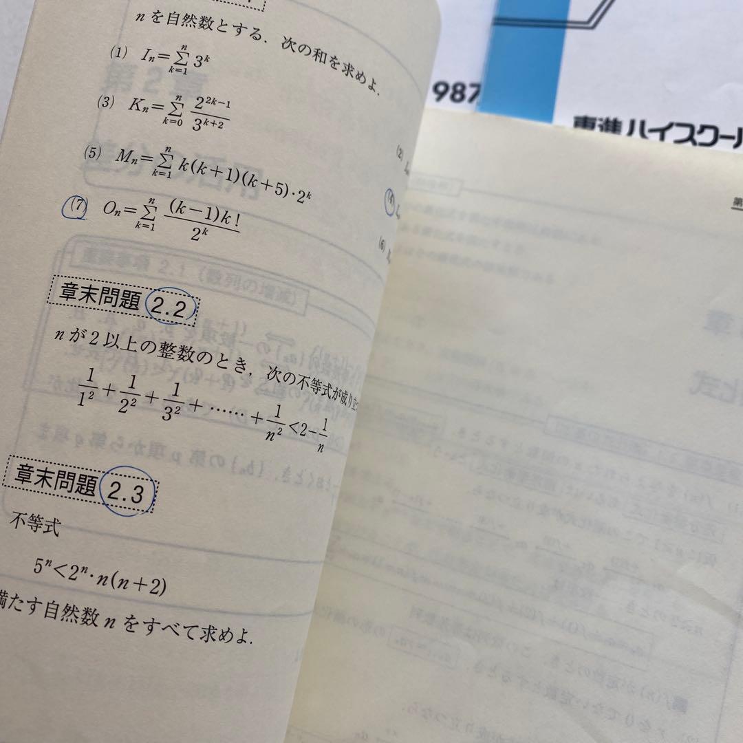【板書完備】東進ハイスクールテキスト 数学の真髄 基本原理追究編文理共通&理系