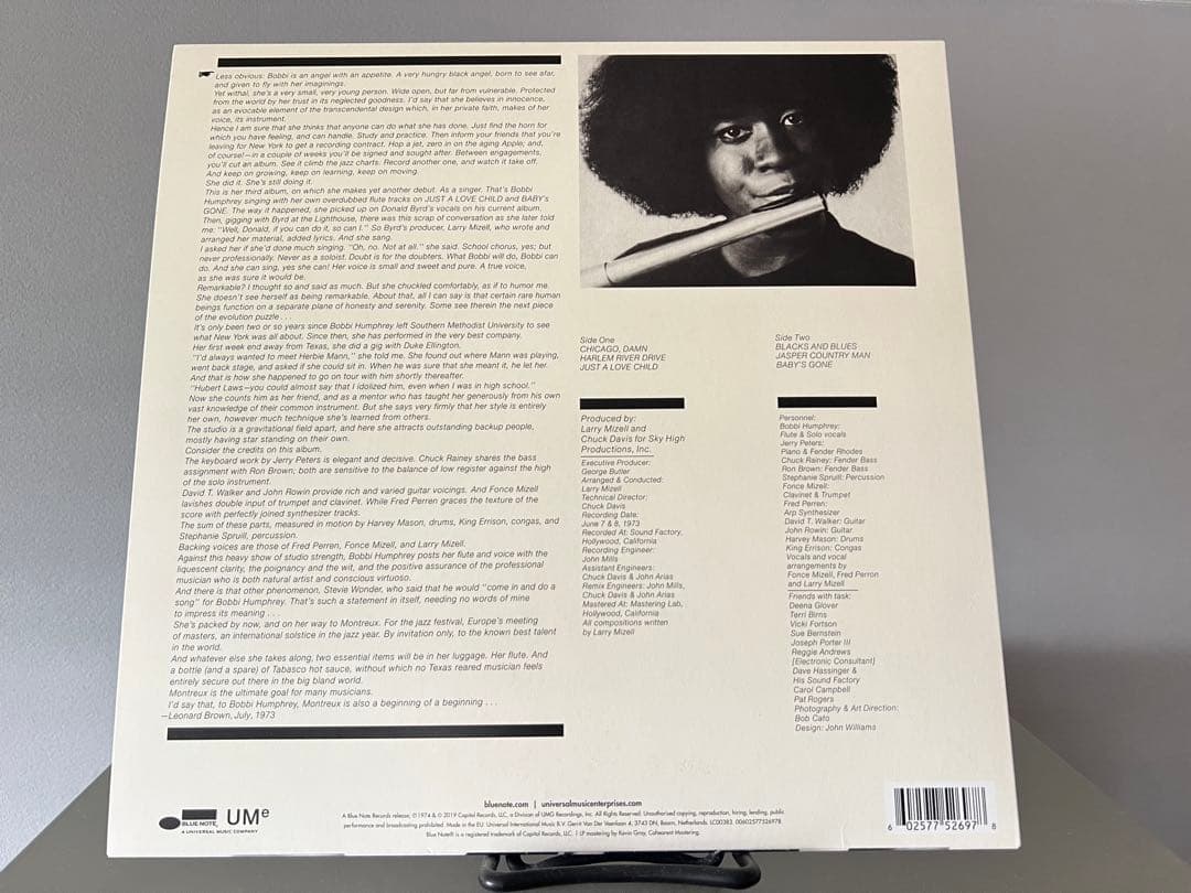 Bobbi Humphrey Blacks and Blues レコード