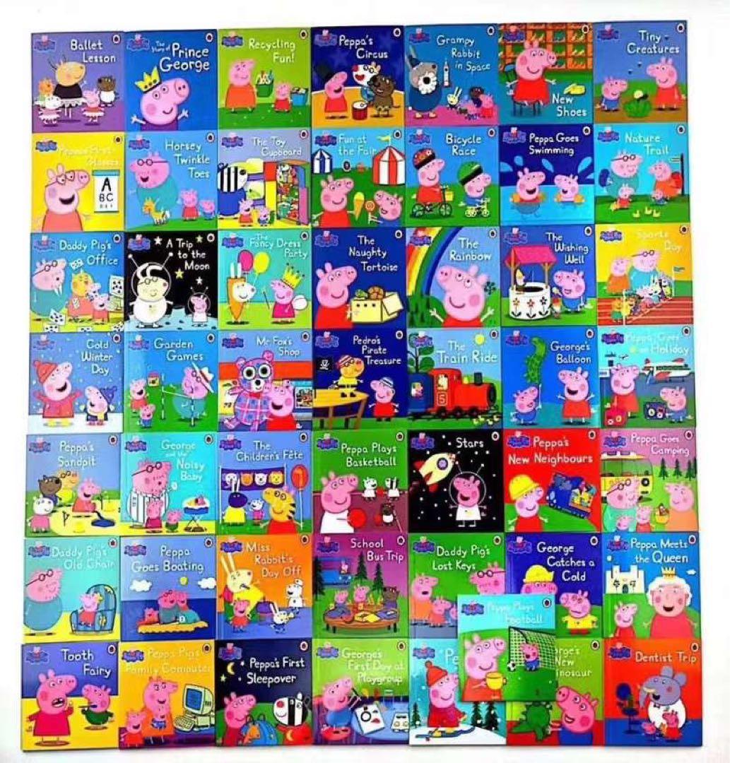 PeppaPig 黄箱　青箱　2点お得セット　ペッパピッグ　音源おまけ付 洋書