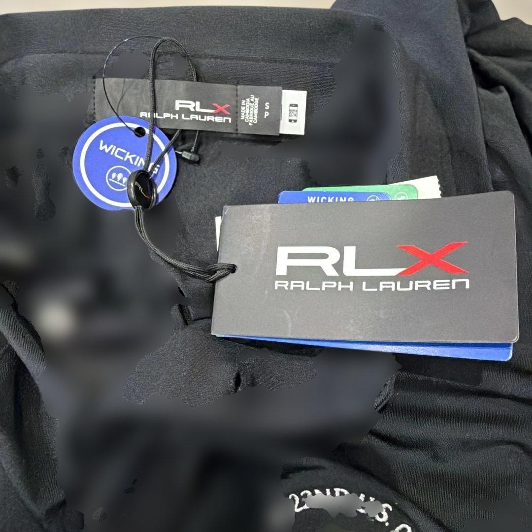 RLX（アールエルエックス ラルフローレン） 黒 半袖シャツS