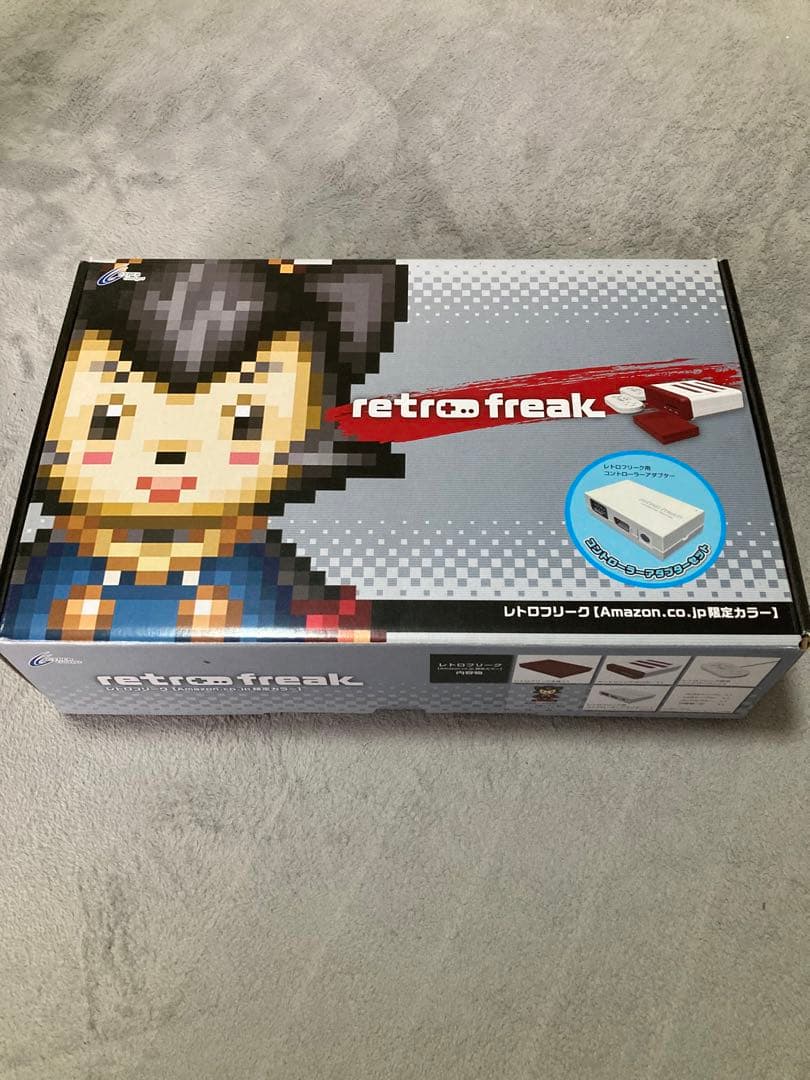 retro freak ゲーム機 本体とコントローラー2個
