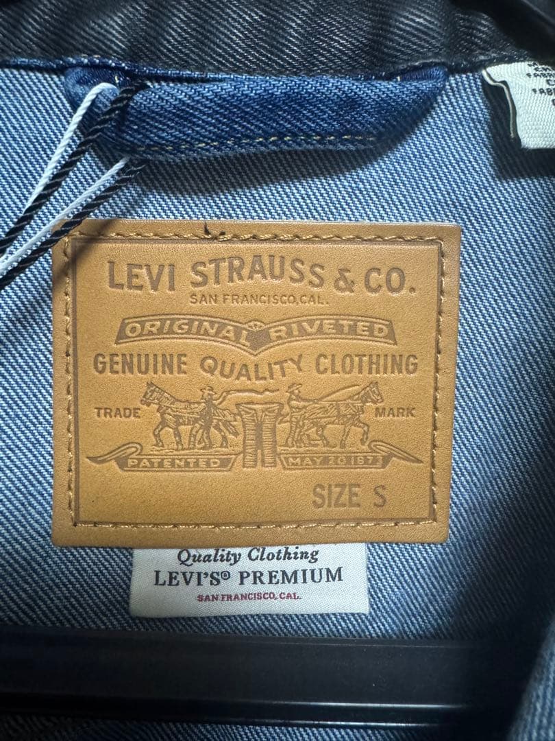 LEVI’S × BIOTOP 26SS Trucker Black Sサイズ