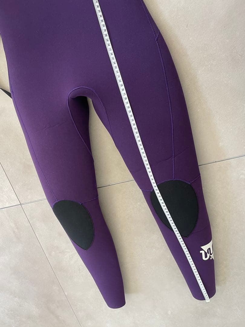 【3点セット】レイトラップレディースウェットスーツ ペイズリー柄長袖フルスーツ