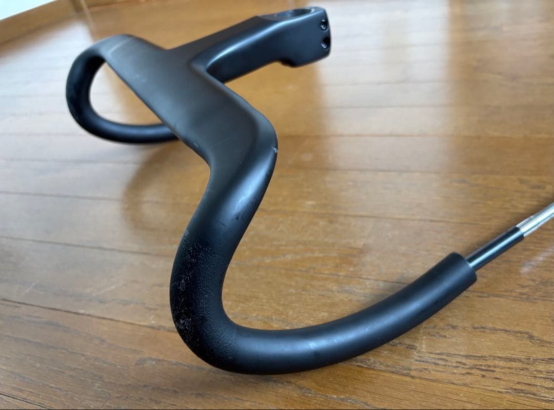 ULLICYC 一体型カーボンハンドル マットブラック 400×110mm