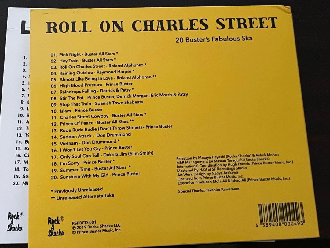 Prince Buster / Rock A Shacka企画CD2枚セット
