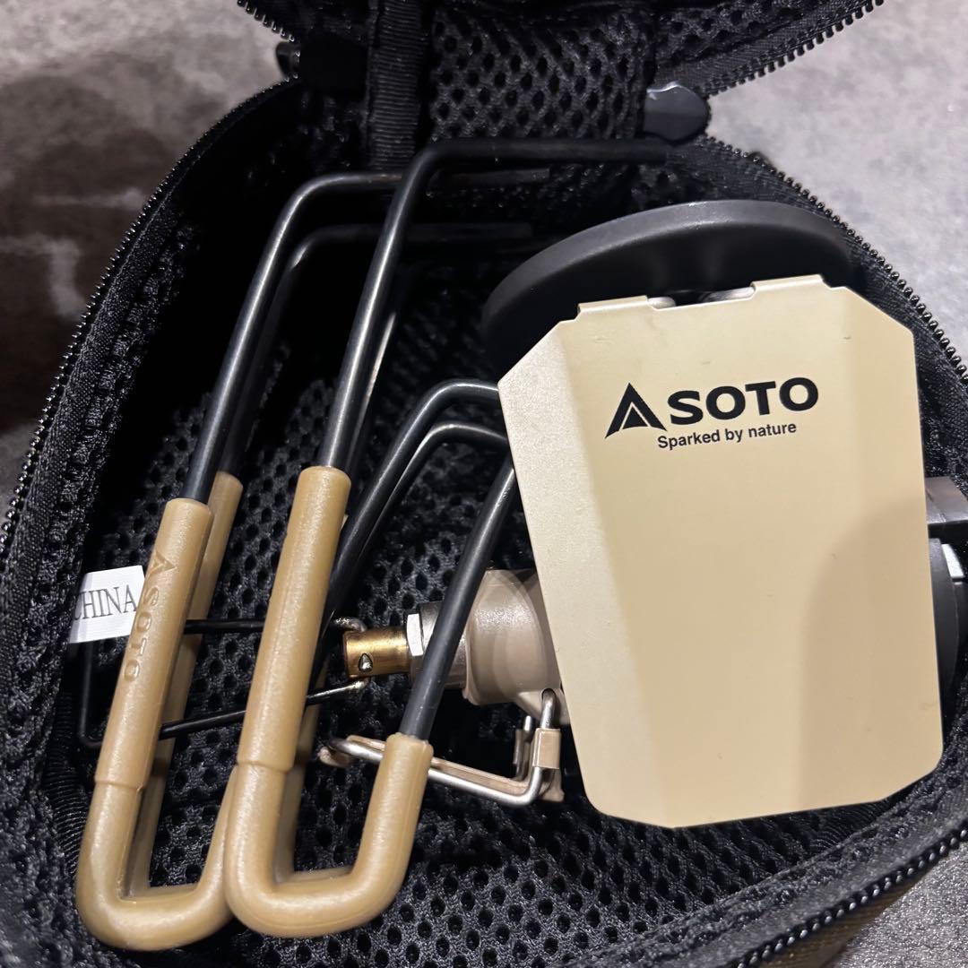 SOTO シングルバーナー　 収納ケース付き