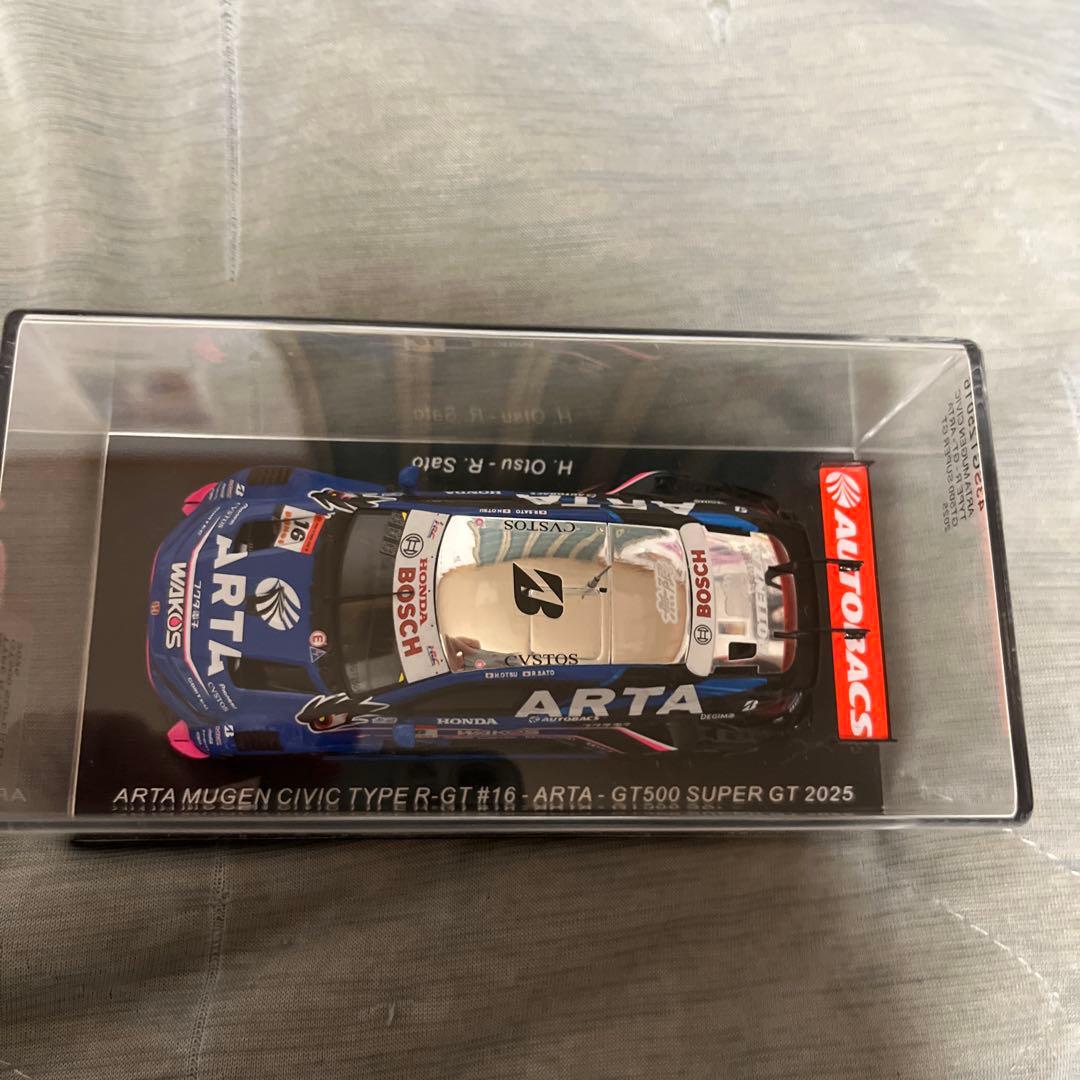 ミニカー ARTA MUGEN CIVIC TYPE R GT SUPER GT 2025
