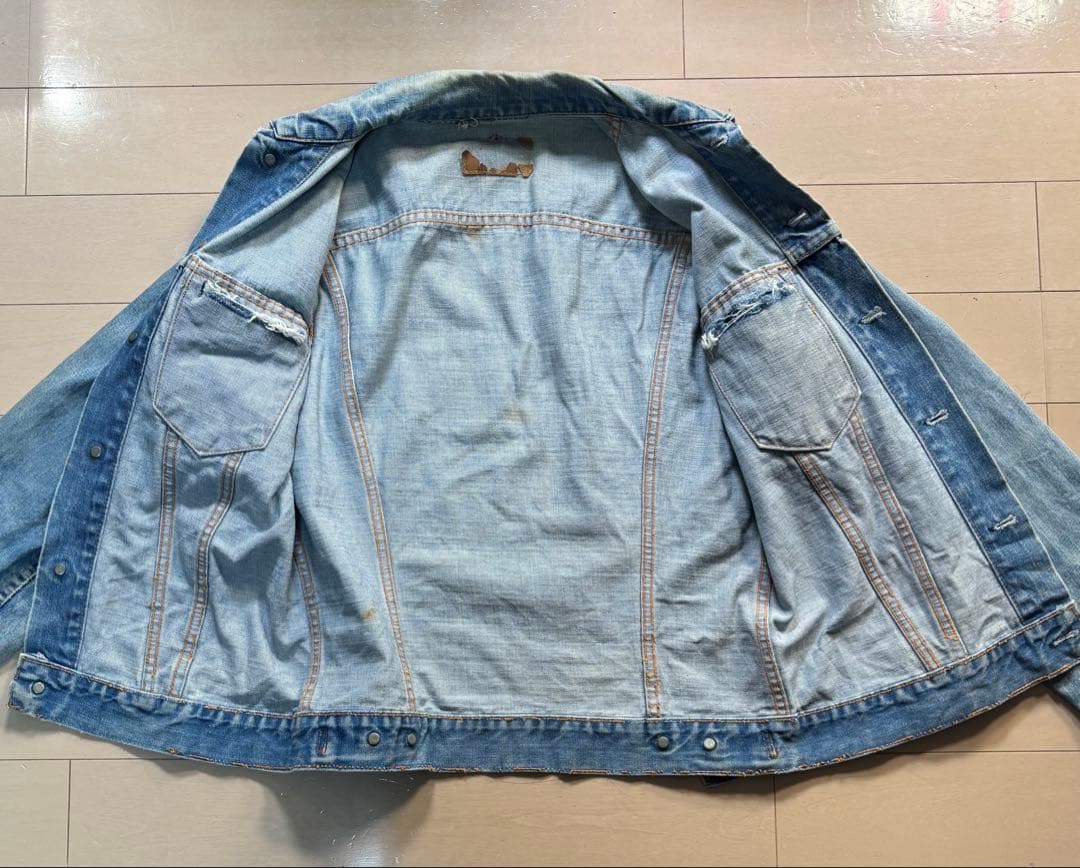 Levis 70505 Big E 60s後期 4thサイズ40 Gジャン524