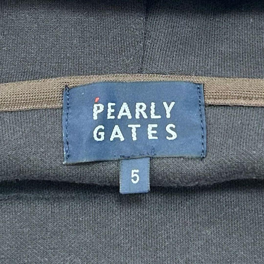 PEARLY GATES パーリーゲイツ アーガイル柄 ジップアップ パーカー