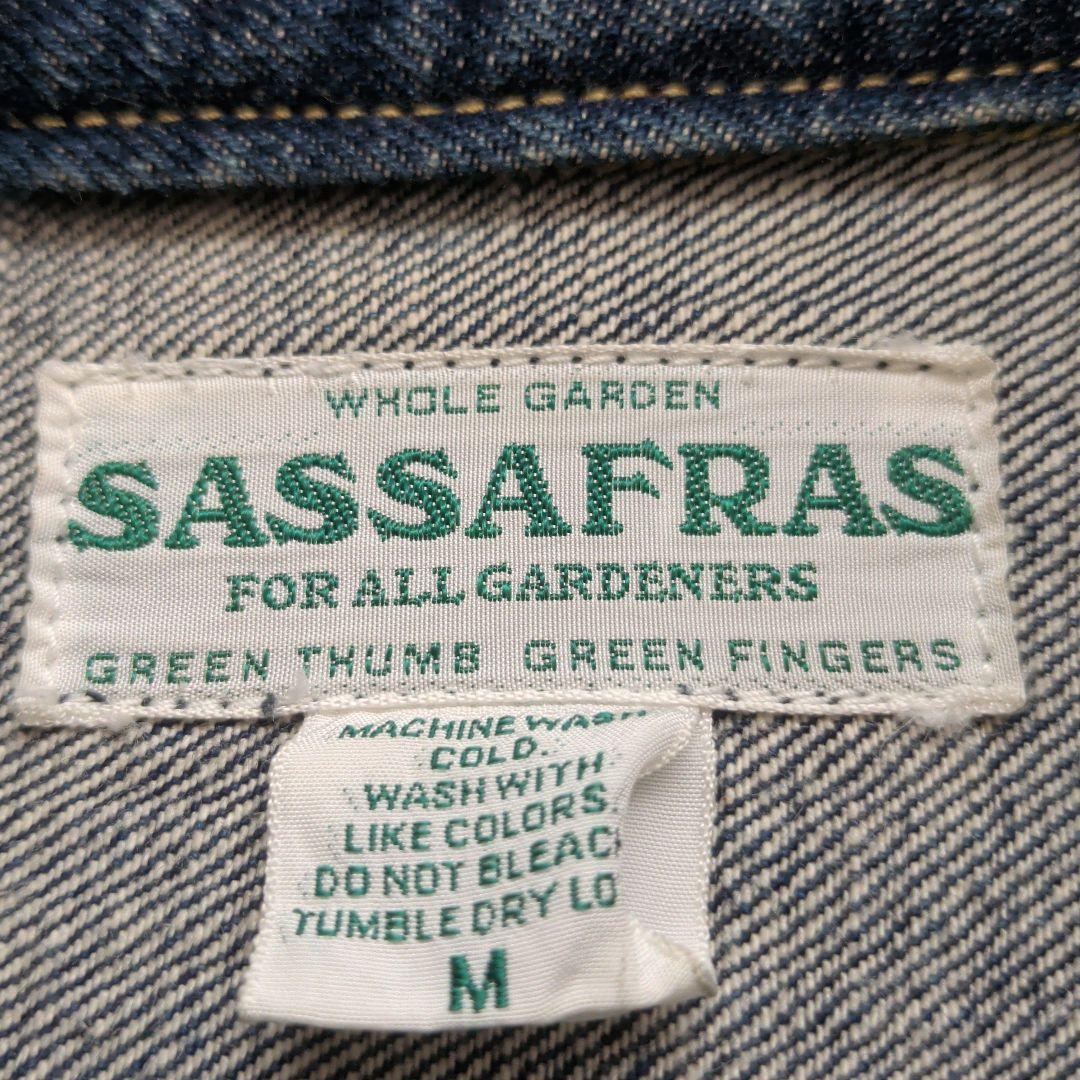 SASSAFRAS インディゴデニムジャケット Mサイズ