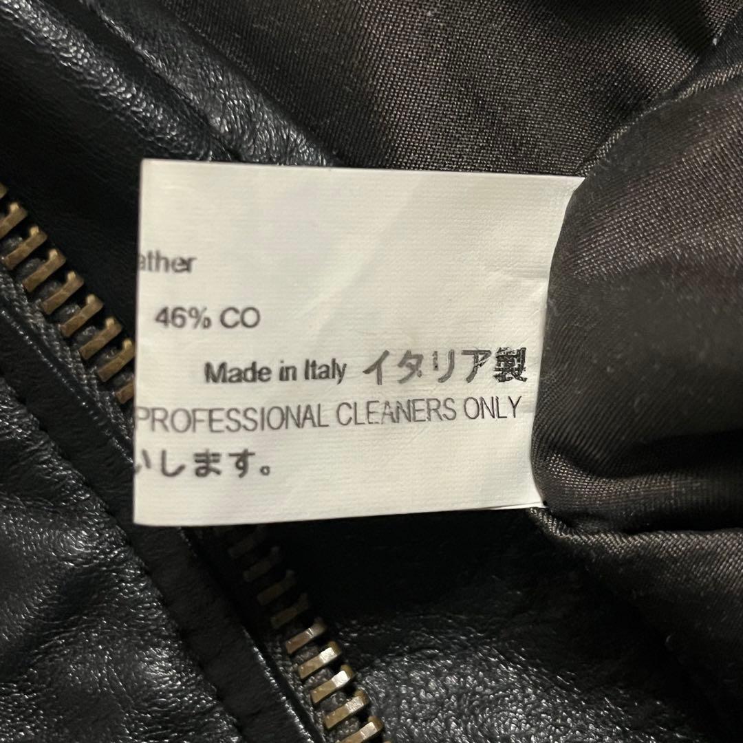 イタリア製 HAUTE オート 馬革 レザージャケット 50