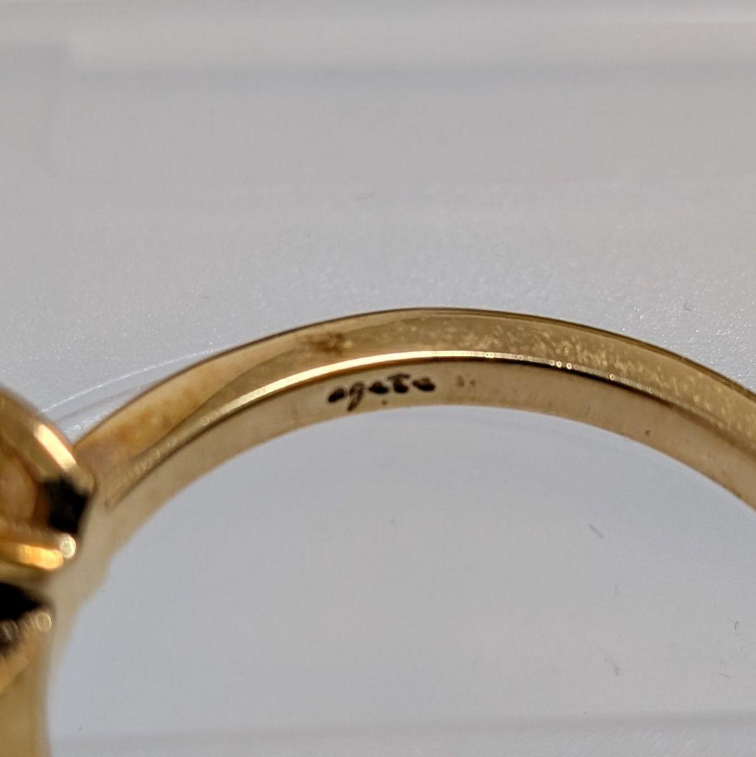 agete パール リング 18K