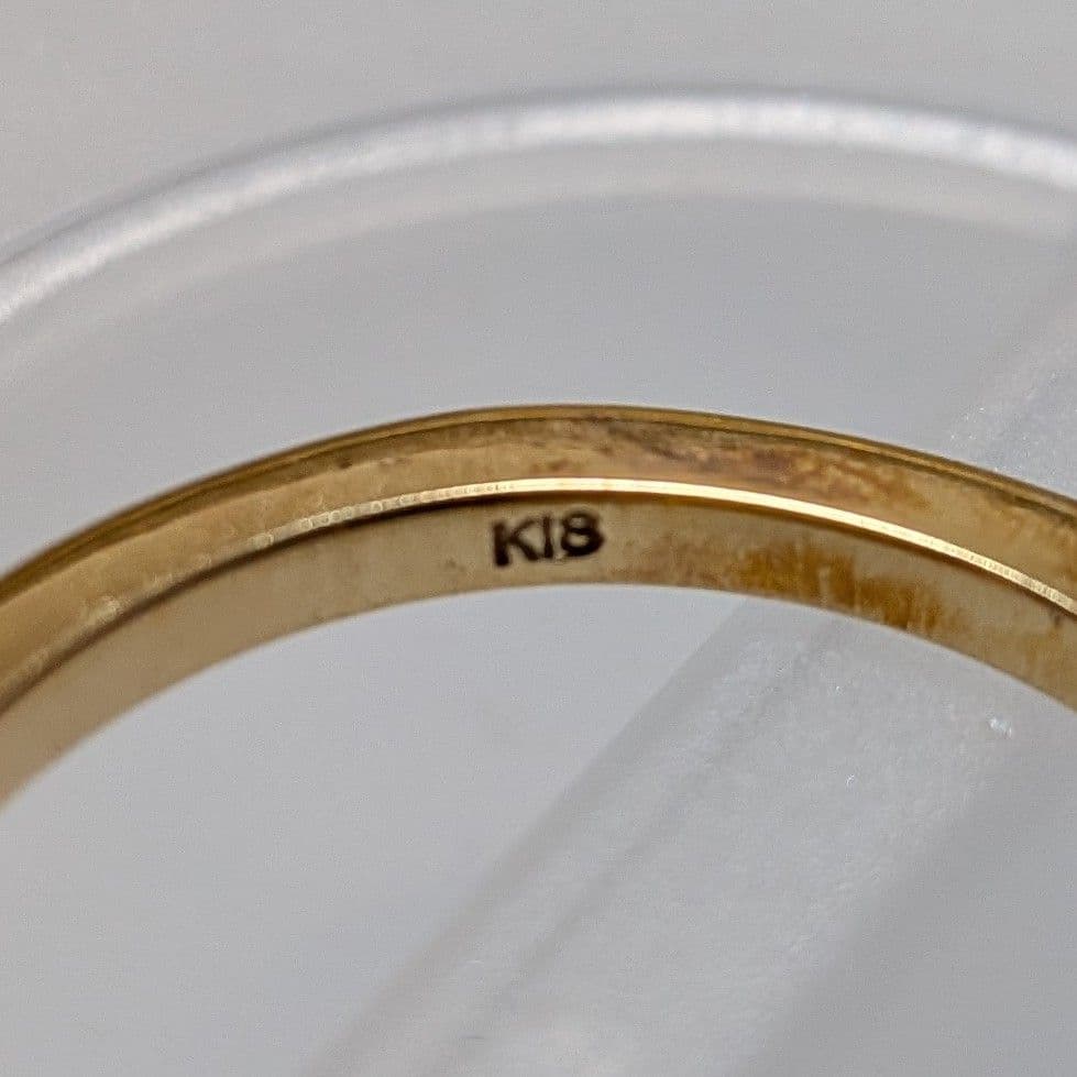 agete パール リング 18K