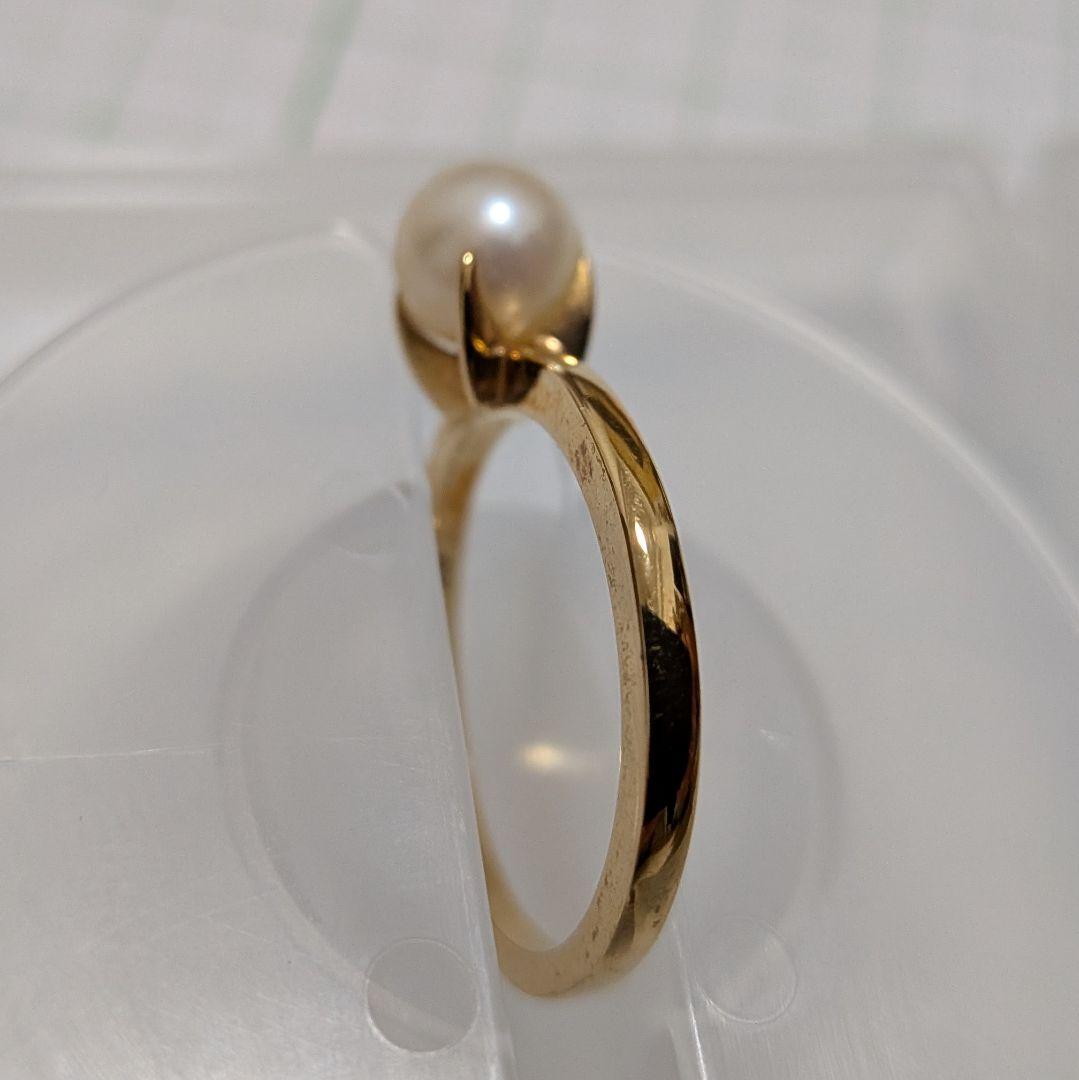 agete パール リング 18K