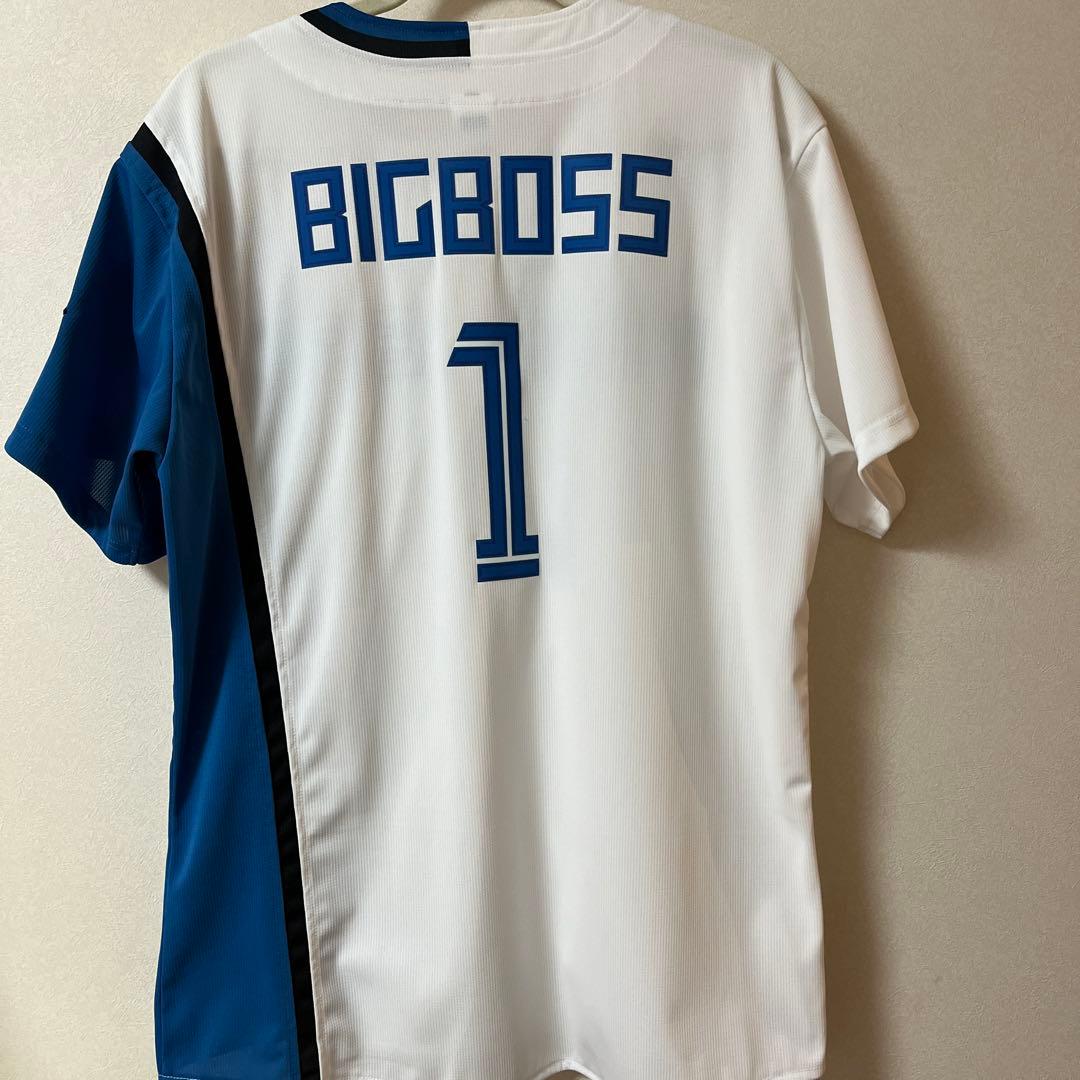 日本ハムBIG BOSS 新庄剛志ユニフォームMサイズ&応援バット