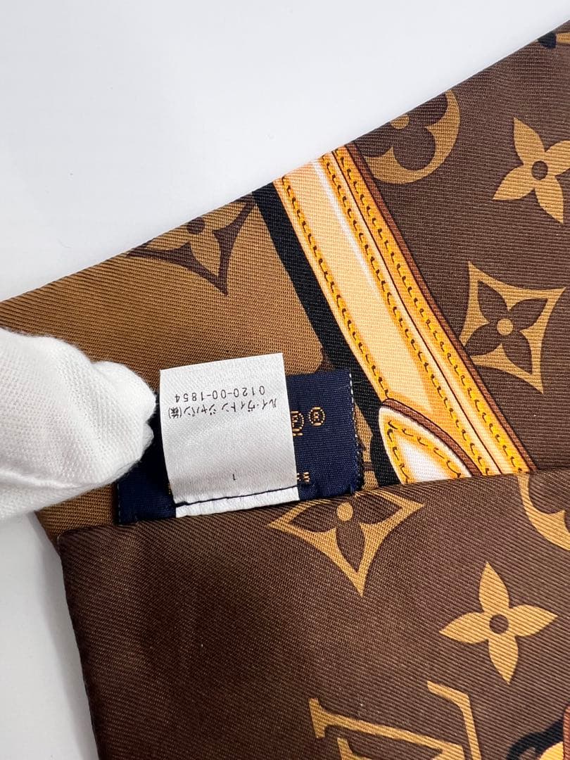 LOUIS VUITTON ブラウン スカーフ