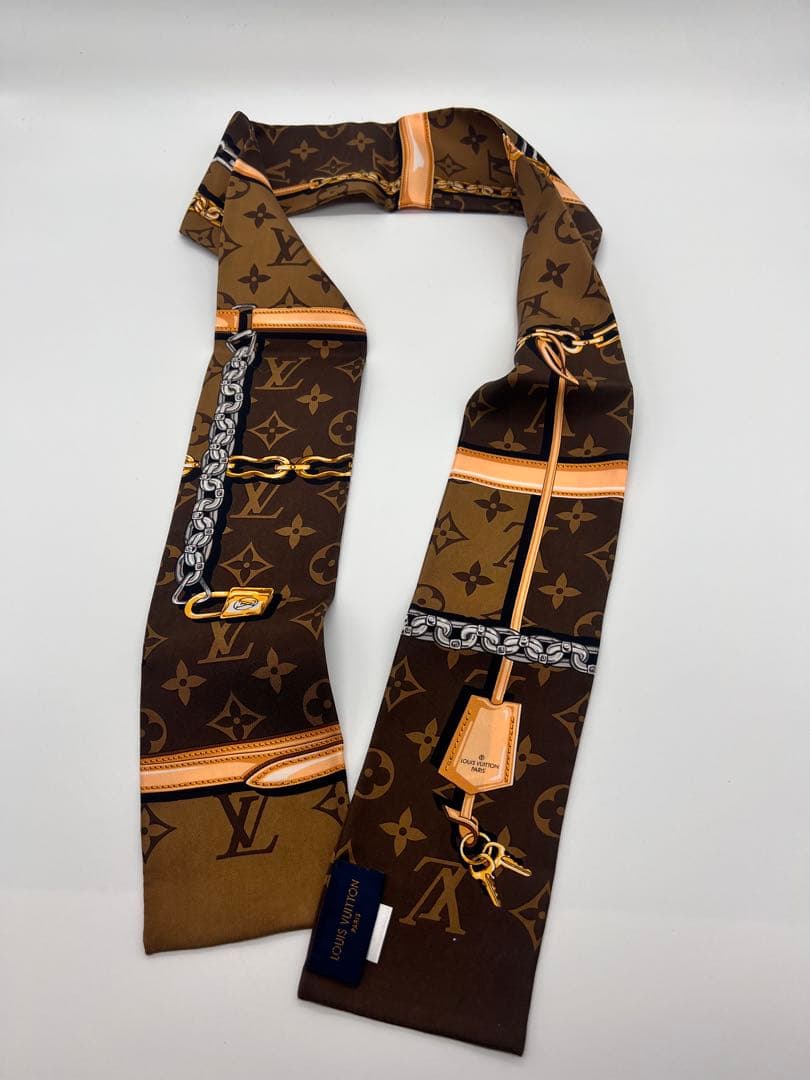 LOUIS VUITTON ブラウン スカーフ