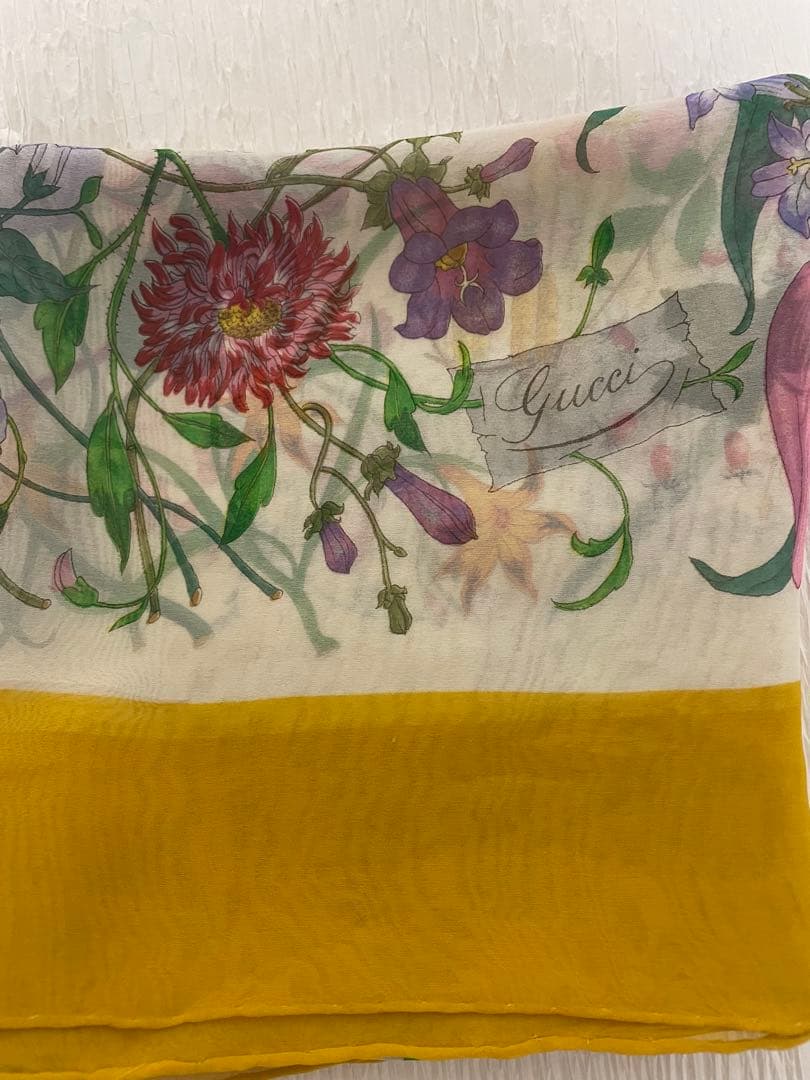【激レア美品】オールドグッチGucci シルクスカーフ