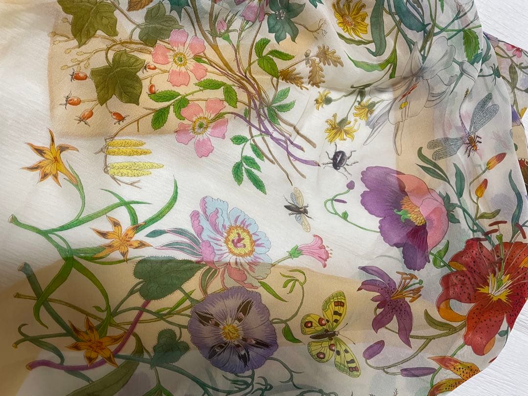 【激レア美品】オールドグッチGucci シルクスカーフ