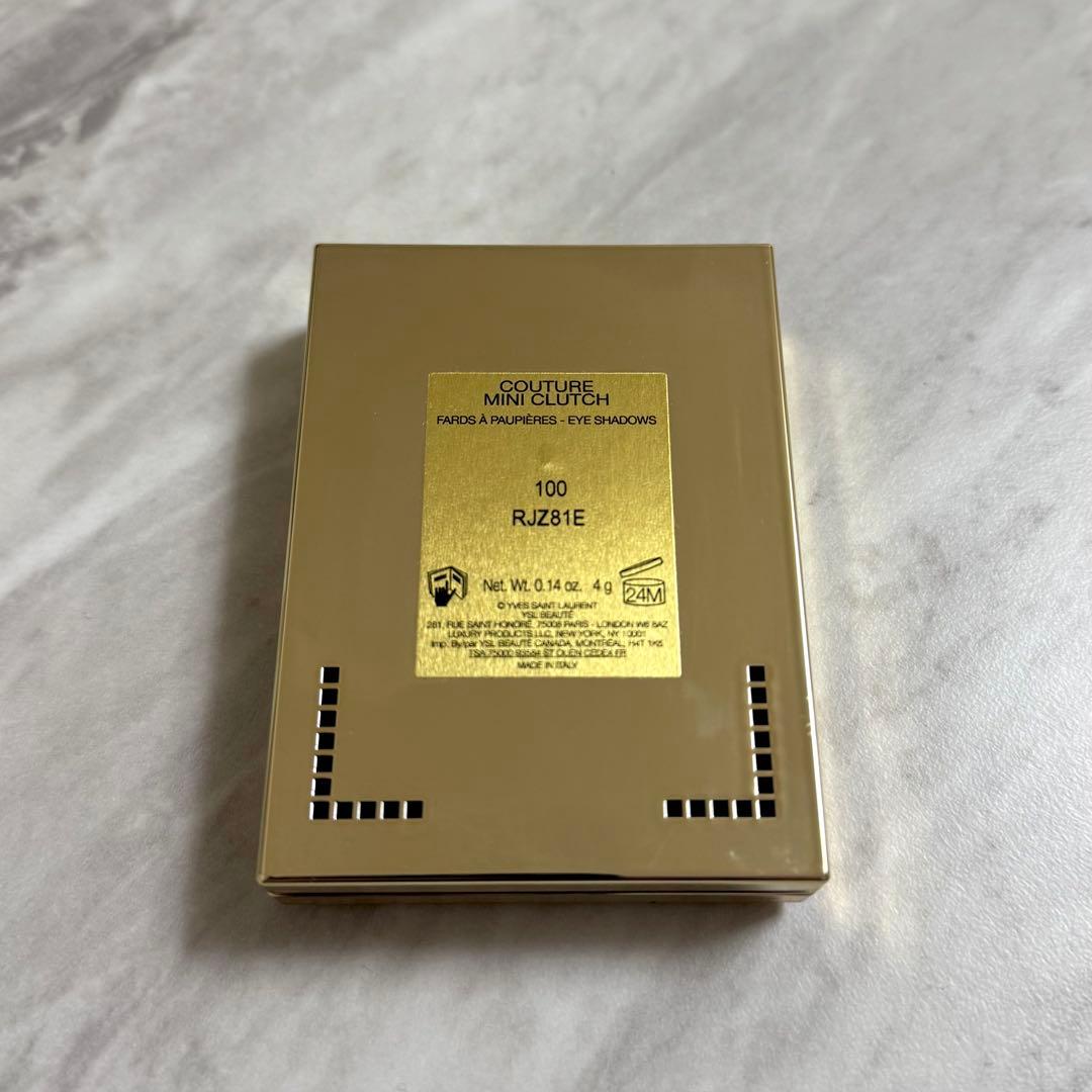 YSL イヴサンローラン クチュール ミニクラッチ アイシャドウ 100