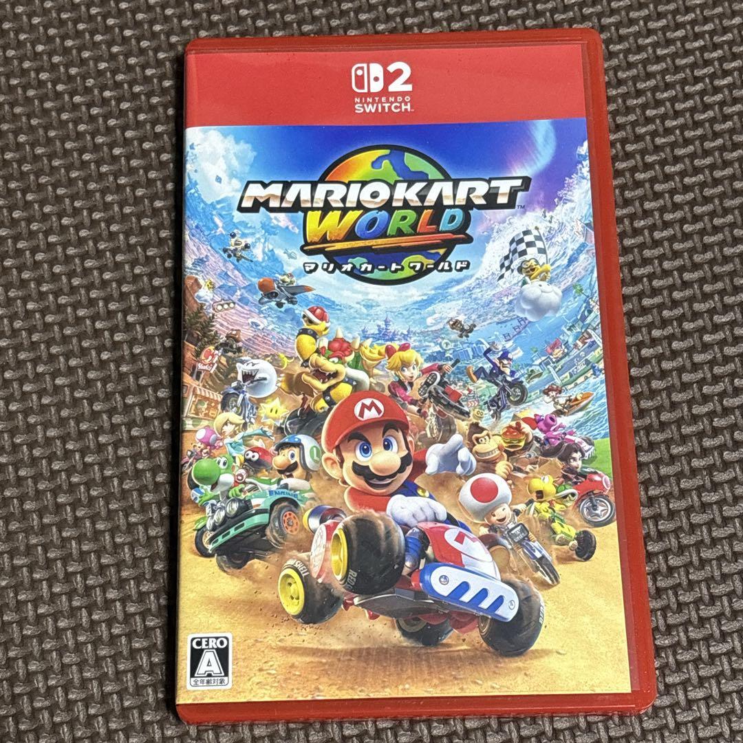 【美品】マリオカートワールド【Nintendo Switch2】【箱付き】