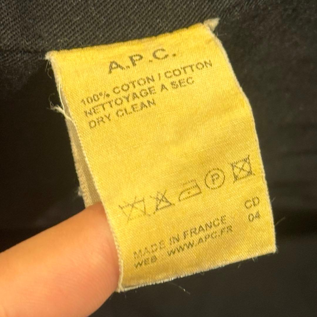 希少　A.P.C. ダークブラウンジャケット　フランス製