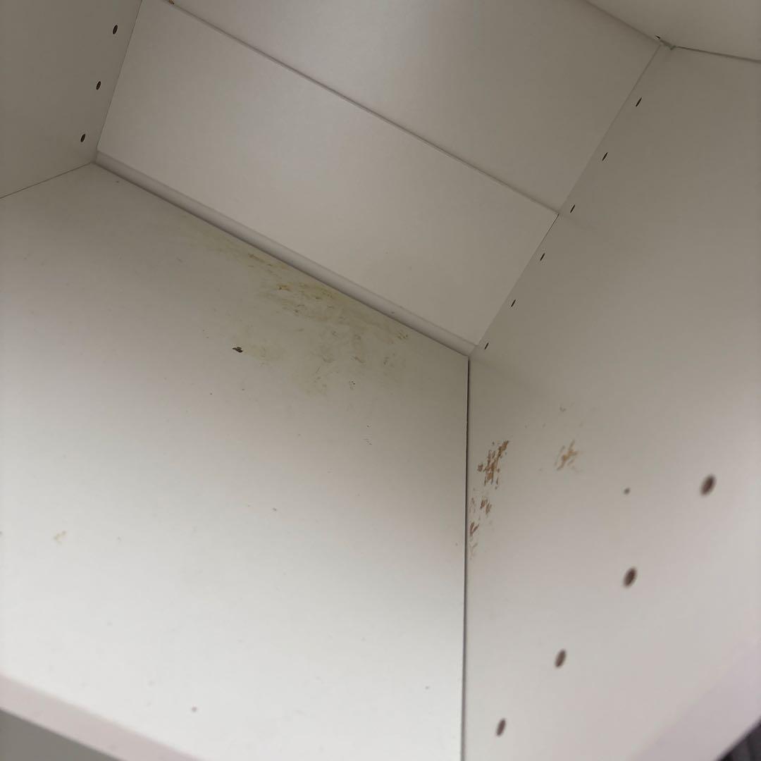 12月27日まで掲載【食器棚】　ガラス扉　ホワイト