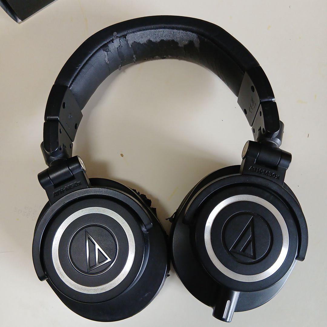 オーディオテクニカ　ATH-M50x　ヘッドフォン　中古