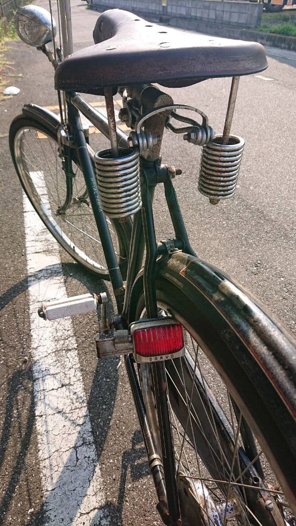 ゼブラ自転車 アンティーク コレクション