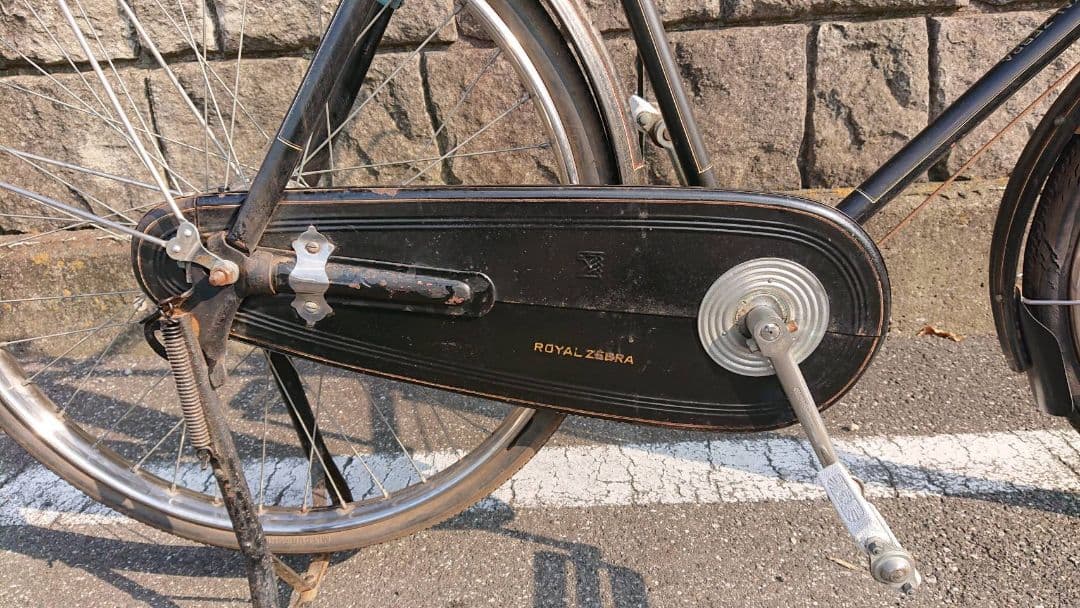 ゼブラ自転車 アンティーク コレクション