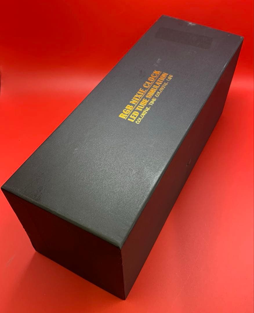 【開封・未使用】ClocTeck ニキシー管 時計 Wi-Fi同期＆1600万色