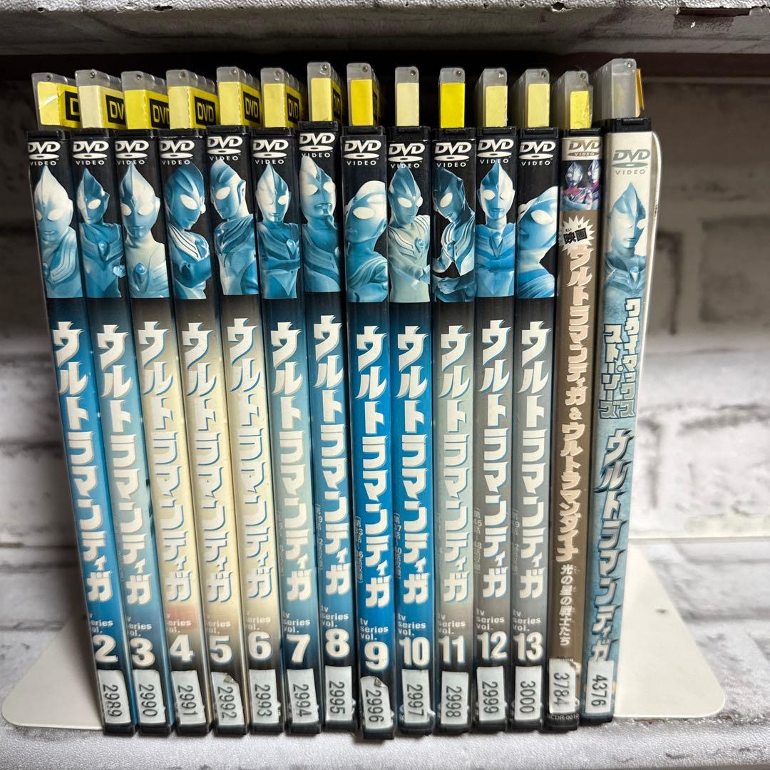 「ウルトラマンティガ」vol.2~vol.13 映画　DVD 14本セット