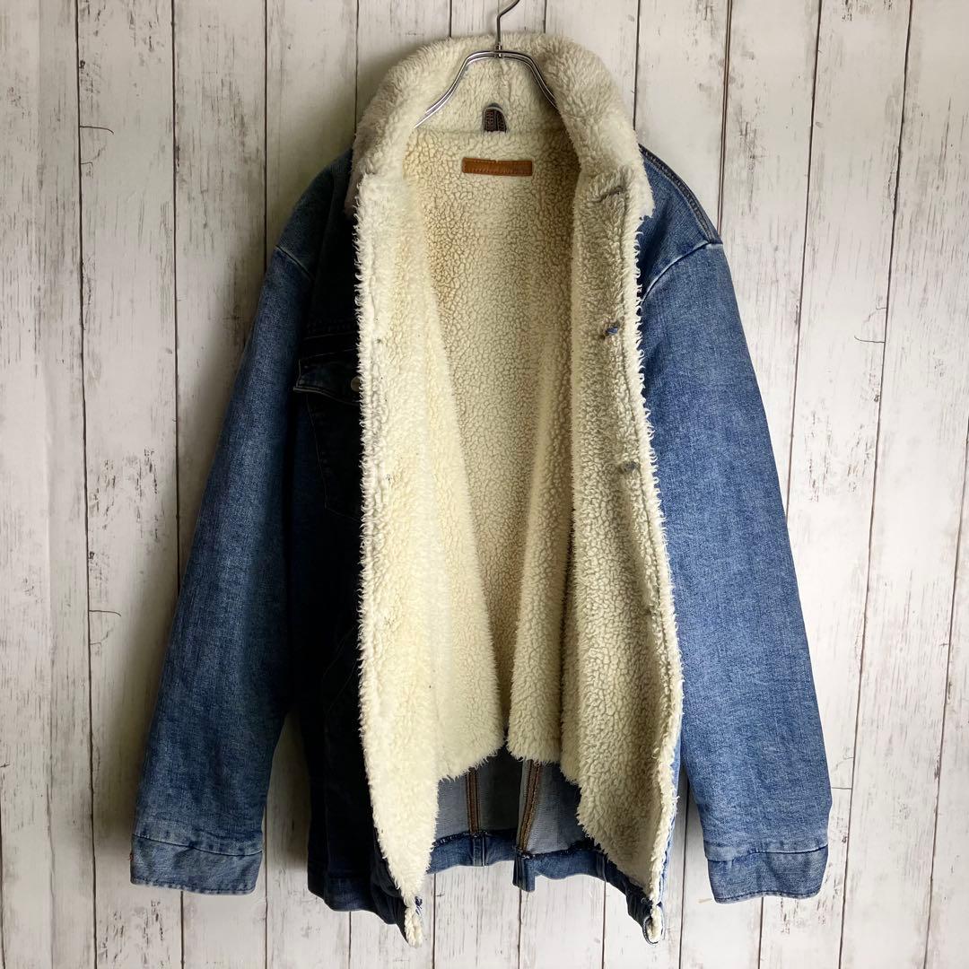 【美品】Wrangler デニムジャケット ボアランチ　ジャケット M
