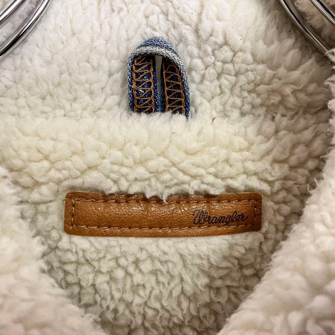 【美品】Wrangler デニムジャケット ボアランチ　ジャケット M