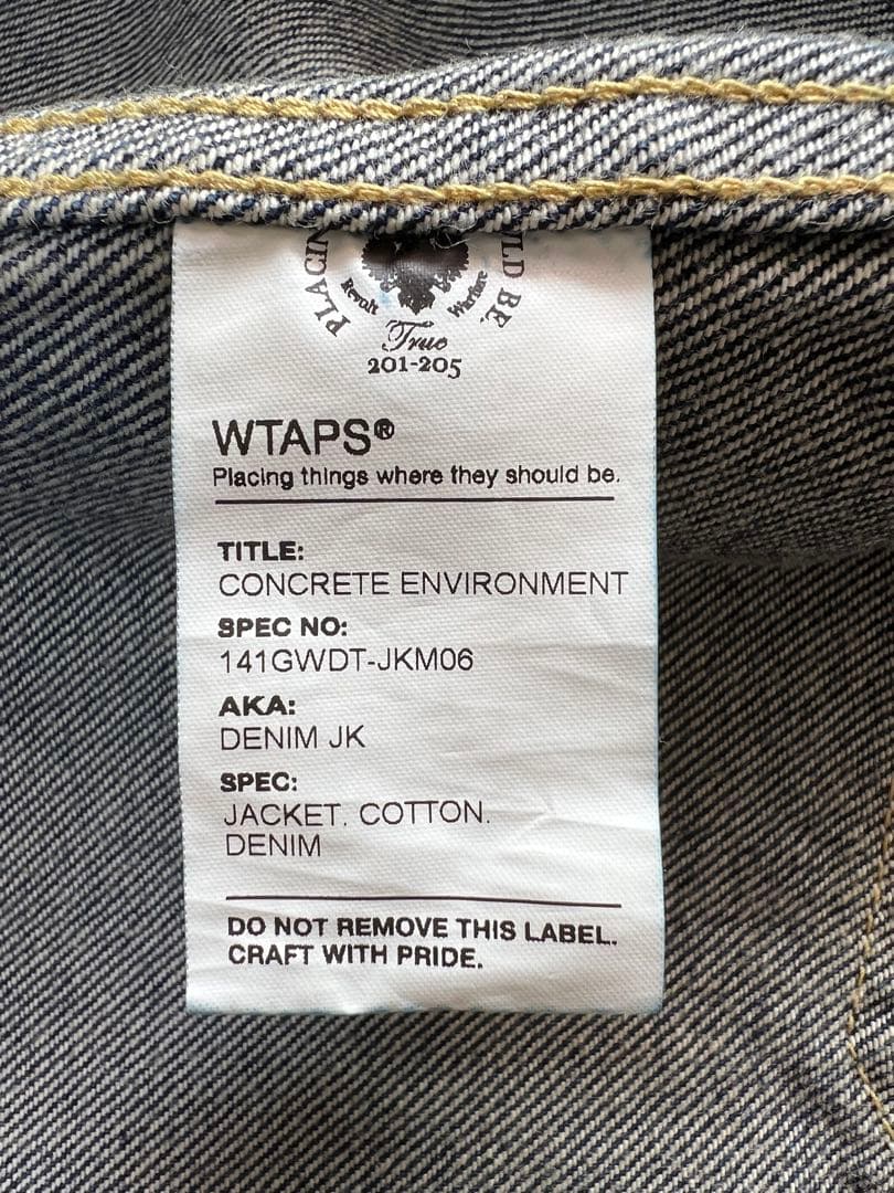 WTAPS 14ss ダメージデニムジャケット