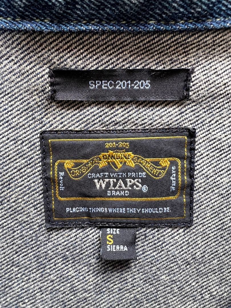 WTAPS 14ss ダメージデニムジャケット