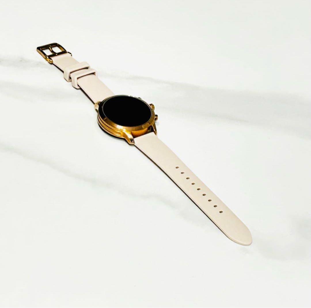 716【MICHAEL KORS】美品／スマートウォッチ用ラバーベルト／ピンク系